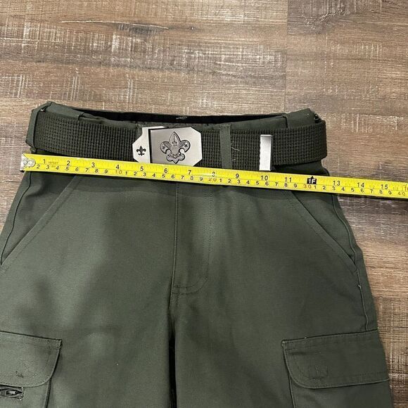 Boy Scouts BSA Official Uniform Switchback Pants Belt Olive Youth 6 Convertible - Picture 5 of 12